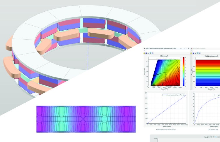 FM21 axial-flux ferrite brushless DC motor.